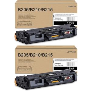 B205/B210/B215 Black High Capacity Toner Cartridge - 2 Pack 106R04347 Toner Replacement for Xerox B205 B210 B215 Printer (3,500 Pages/Pack)