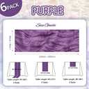 6 Pack Purple Cheesecloth Table Runner 10ft Boho Gauze Fabric Cheese Cloth Table Runner 35 x 120 Inch Rustic Sheer Runner for Holiday Baby Shower Home Dcor Party Wedding Decoration