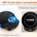 Nuwave Flex Precision Induction Cooktop, 10.25 Shatter-Proof Ceramic Glass, 6.5 Heating Coil, 45 Temps from 100F to 500F, 3 Wattage Settings 600, 900 & 1300 Watts, Black