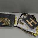 Happy New Year Party Decoration Supplies - 2026 Backdrop Banner Fringe Curtains and Foil Balloon, Photo Booth Props, Swirls, Confetti, New Years Eve Black and Gold Decor Photography Backdrops Kit