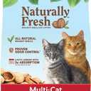 Naturally Fresh Cat Litter - Walnut-Based Quick-Clumping Kitty Litter, Unscented, Multi Cat, 26 lb