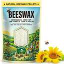 Beeswax Pellets for Candle Making 5lb/10lb/20lb Natural Beeswax for Candles, Lip Balms, and Skincare White Beeswax for DIY Projects Ideal for Beginners and Experts5lb