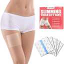 Parniho Thigh Lift Tape for Loose Skin, Instant Lift Patch for Legs Clear Adhesive Strips for Instantly Lift Loose Skin, Waterproof Sweatproof Body Tape for Women, 8 Pieces