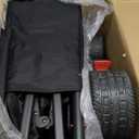 Collapsible Wagon Carts Foldable 570LBS Beach Wagon with Big All-Terrain Wheels Weight Capacity Heavy Duty Utility Carts with Cup Holders for Garden, Camping, Grocery, Sports Black (Blcek)