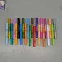 ARTISTRO 24 Dual-Tip Acrylic Paint Markers - Medium + Fine Tip Combo - 22 Bright Colors + 2 Metallic Chrome Paint Pens (Multicolor)