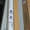 AOSKY Blackout Roller Shades Cordless Blinds for Windows, Free-Stop Shades with Valance, Thermal Insulated Fabric, UV Protection, Natural Woven Blinds for Home and Office (33.5" W x 72" H, White)