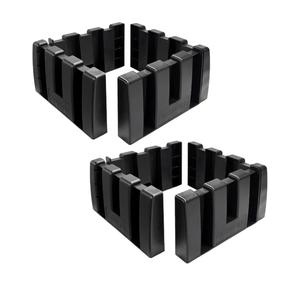 Datanly 4 Pack Car Trunk Organizer Blocks for Back of SUV Multipurpose Car Storage Organizer Blocks Trunk Divider Available to Wool Carpet for Truck SUV Van Cargo