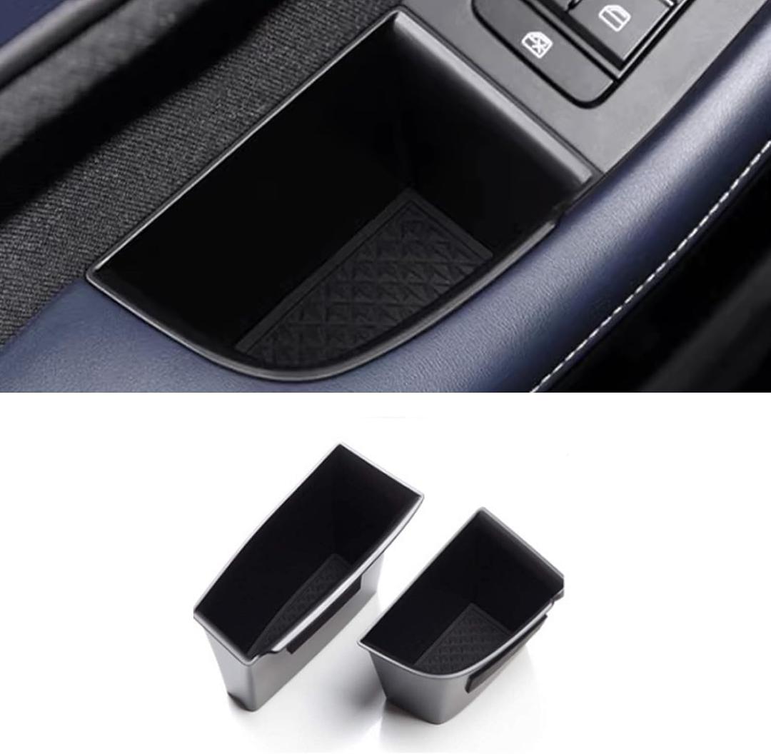 TTCR-II Compatible with Door Handle Organizer Tray Mazda 3 2019-2025, Fits for Door Storage Box Mazda CX-30 2020-2025 at Driver and Front Passenger Side (2 Pcs)
