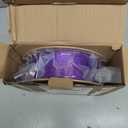 Silk Tricolor PLA Filament 1.75mm, 3D Printer 3-in-1 Multicolor PLA Filament, Dimensional Accuracy +/-0.02mm 1KG Spool (2.2 lbs), Shiny Silk Texture, Triple Color Silk PLA Filament (Blue Purple Black)