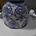 JONATHAN Y Juliana 26.25" Chinoiserie Ceramic Urn Table Lamp, Blue/White