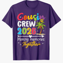 Cousin Crew 2026 Making Memories Family Matching Vacation T-Shirt Size S