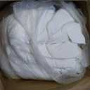Litanika Oversized King Comforter Set White, 3 Pieces Lightweight Solid Bedding Comforter Set, All Season Fluffy Bed Set (120x98In Comforter & 2 Pillowcases)