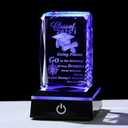 Movdyka 2025 Graduation Gifts for Her Him, 3D Layser Engraved Class of 2025 with Base, Unique High School College Graduation Gift Ideas for Women Men Girls Daughter Son Unisex