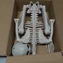 Abakuku 36" Halloween Skeleton Decorations, Human Bones for Halloween Party with Movable Joints, for Haunted Houses, Front Lawn, Graveyard Props