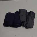 DAVID ARCHY Seamless Men's Briefs Micro Modal Ultra Soft Breathable No Fly Support Pouch Mens Underwear Briefs 4 Pack (Medium, Dark Blue/Dark Grey)