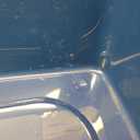 IRIS USA XX-Large Side Entry Cat Litter Box, Open Top Extra Large Litter Box for Big Cats and Multi-Cat Households, High Sided Scatter Shield, Easy to Clean, 30" L x 20" W x 14" H, Navy