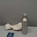 BARE BARREL Insulated Cocktail Shaker Set | Double Wall Stainless Steel | Martini Shaker for Home Bar Bartending | Built-in Drink Measure System & Strainer, Travel Bag, Recipes | Gift Set (Silver)