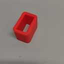 2 PCS Seat Belt Buckle Holder, Silicone Seatbelt Buckle Booster to Makes Receptacle Stand Upright for Easy Access (Red)