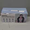 AMZPONY Cordless Neck Massager for Pain Relief Deep Tissue, Rechargeable Shiatsu Neck and Back Massager with Heat Kneading Shoulder Massage for Body Muscle Pain Relief,Gifts for Dad Mom Friends (Black)