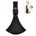 Baby Sling Carrier,Toddler Carrier, 2025 New Baby Sling,Portable and Lightweight Sling,Non-Slip Hip Seat Carrying 10-30lbs(Black)