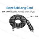 Car Charger Replacement for Comfier Neck Back Massage Cushion CF-6006N CF-6302-M CF-2206-M CF-2206N CF-2206G CF-1503N CF-2003-WG-B CF-2606MC CF-6101 Adapter Cord Supply