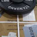 Fitvids 2-Inch Olympic Cast Iron Weight Plate for Strength Training & Weightlifting, Multiple Sizes