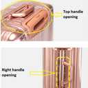 Clear PVC Luggage Cover Protectors - Transparent Waterproof Suitcase Sleeve for 20"+24"+28" Wheeled Suitcases (3PCS)