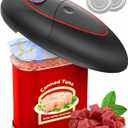 One Touch Electric Can Opener Fits Almost All Can Sizes for Seniors with Arthritis, Hand Held Battery Operated Can Opener with Smooth Edge, Food Safe Kitchen Gadgets Automatic Can Opener for Kitchen