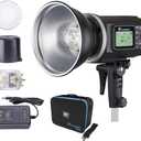 Flashpoint XPLOR 600 HSS Outdoor Battery Powered Studio Flash Strobe Monolight w/Built-in R2 2.4GHz Radio Remote System, Bowens Mount, 600Ws 11.1V 8700mAh Lithium Battery, 450 Full Power Flashes
