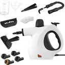 Handheld Steam Cleaner, 450ML Large Capacity Natural Surface Steam for Cleaning with 9 PCS Accessories, Multi-Purpose Steamer for Cleaning Floor, Upholstery, Grout and Car