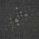 Outdoor Loveseat Cushion Set Patio Deep Seat Cushion for Outdoor Furniture Water Repellent 44'' x 24'' Patio Cushion Set for Couch, Bench and Swing, Fade Resistant (Pure Dark Grey, 2 Sets)