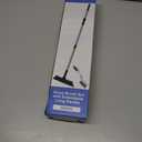 Qaestfy Grout Brush with Long Handle for Cleaning, Stiff Bristles Handheld Tile Scrub Brush, V-Shape Crevice Cleaning Brush for Floor Deep Cleaning