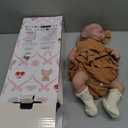 Aori Lifelike Reborn Baby Dolls - 20'' Realistic Sleeping Newborn Girl Doll with Feeding & Outfit Set - Weighted Body for Cuddling, Roleplay Gift for Girls and Kids 3+