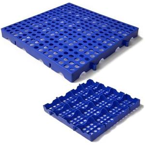 Plastic Pallets, Plastic Pallets for Basement Storage, Nestable Lightweight Waterproof for Basement Garage Supermarket (2)
