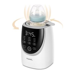 Papablic NutriWarm Swirlable Bottle Warmer  Advanced Nutrient-Preserving Warming Technology, Fast and Even Warming for Breastmilk & Formula, Precise Temperature Control, Easy to Use