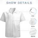 Blue Orange Dragon Mens Funny Hawaiian Shirts 3D Graphic Button Down Short Sleeve Tropical Holiday Beach Aloha Shirt (Black, XXL)