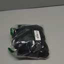 DELCARINO Men's Long Sleeve Button Up Shirts Solid Slim Fit Casual Business Formal Dress Shirt (Black)