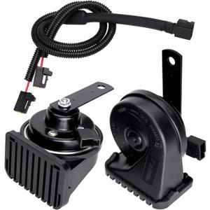 Car Horn for Toyota with 1 to 2 Plug Compatible with Toyota, 12V Waterproof Dual-Tone Electric Snail Horn Train Horns Kit for Car