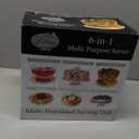 Cake Stand with Dome Cover, 6-in-1 Multi-Purpose Use, Cake Stand with Lid, Serving Platter, Punch Bowl, Desert Platter and More, BPA Free