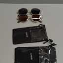 livho 2025 Trendy Oval Sunglasses - Stylish Polarized Shades for Everyday - Retro Metal Frames