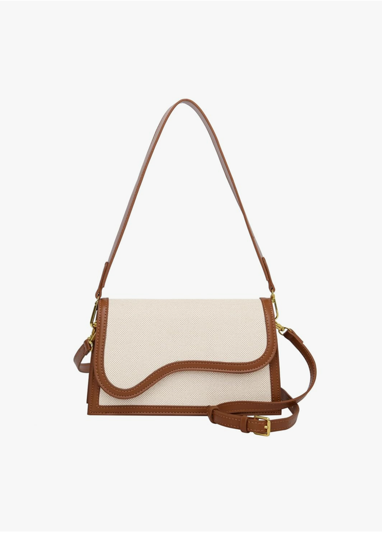 TELENA Travistar Crossbody Bags for Women Trendy - Small Cross Body Purse Shoulder Bag Leather Handbags Evening Clutch with 2 Straps