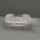 TAILI Shower Caddy Suction Cup 2 Pack, Heavy Duty Bathroom Organizer, Removable Shelves for Inside Shower, Shampoo, Waterproof Suction Plastic Storage for Bathroom Accessories Holder, White