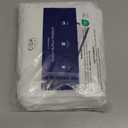 Wrap Around Dust Ruffle Bed Skirt  White  for Queen Size Beds with 24 Inch Drop  Easy Fit Elastic Strap  Adjustable Pleated Bedskirt w/Brushed Fabric  Wrinkle Free  for Women, Men, Kids & Teens