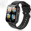 Luyiilo Kids Games Watch, with 26 Puzzle Games, Touch Screen, HD Camera, Alarm Clock, Toys for Ages 4-12 Years Old.Birthday Gift for Boys Girls (Black)