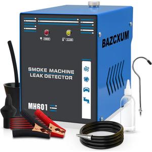 Smoke Machine Automotive with Advanced Air Pump Built-in, Professional Smoke Machine Leak Detector for All 12V DC car, Diagnostic Smoke Leak Tester for EVAP, Vacuum and Fuel Pipe System