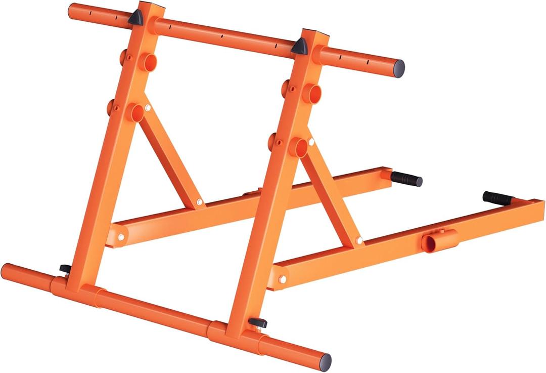 Heavy Duty Reel Buck, Adjustable Wire Spool Rack, Detachable Welded Cable Caddy, Steel Wire Dispenser Fits Reels up to 40 Width, Wire Spool Holder w/Load Capacity of 1000 lbs