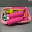 2026 Upgraded Water Table for Toddlers 1-3 - Outdoor Toys for Kids Ages 4-8 with Pump, Summer Outside Sensory Activity Pool Toys, Kitchen Play Sink Toy with Running Water, Fishing Toy, Pink