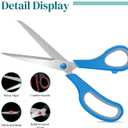 18 Packs 8" Sewing Craft Scissors Bulk,Multipurpose Heavy Duty Sharp Paper Scissors,All Purpose Stainless Steel Scissors for Home Office Student Teacher Supplies