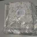 Washable 2x3 Throw Rugs for Entryway, Front Door Mat, Low Pile Non-Slip Small Area Rugs for Kitchen, Bathroom, Powder Room, Mudroom, Neutral Light Grey with Floral Accent