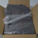 Obstal 2 Pcs Table Clothes for 6 Foot Rectangle Tables - Water Resistant Washable Fabric Polyester Rectangle Table Cover Protector for Banquet and Trade Shows, 72L x 30W x 30H Inches, Silver Grey